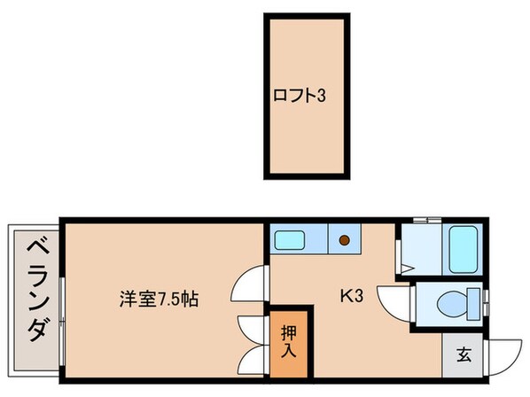 ルミエ－ル井尻の物件間取画像